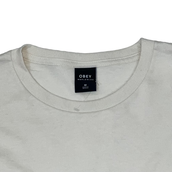 OBEY Worldwide Long Sleeve T-shirt With Logo in Front - Picture 3 of 8